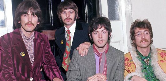 George Harrison, Ringo Starr, Paul McCartney e John Lennon: os Beatles em 1967.