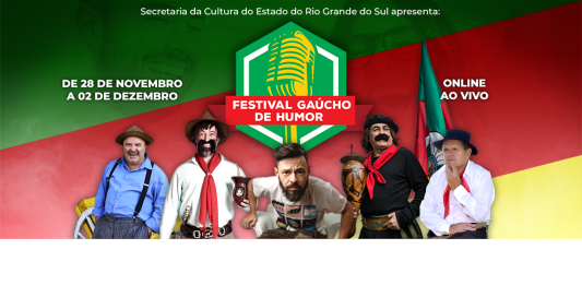 Primeiro Festival Gaúcho de Humor Online começa neste domingo