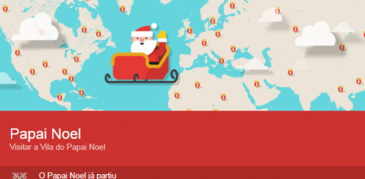 Acompanhe em tempo real o Papai Noel do Google