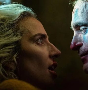 Imagem: Lady Gaga e Joaquin Phoenix em imagem de 