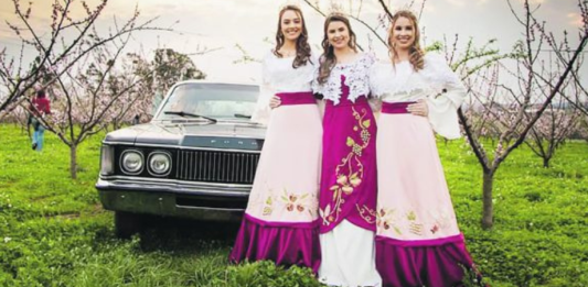 Rainha, Eduarda Canossa, e as princesas, Letícia Viel e Lilian Roieski, são as soberanas da quinta edição do evento. (Foto: Reprodução)