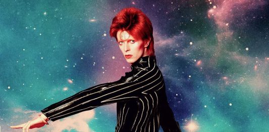 Imagem: David Bowie no cartaz de 'Moonage Daydream'/Divulgação
