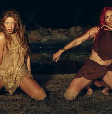 Imagem: Shakira e Karol G no clipe da música TGQ/Divulgação