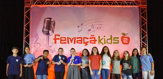 Imagem: Finalistas do 2º Femaçã Kids/Crédito Caroline Cesca