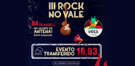 Festival de rock no Vale dos Vinhedos é transferido