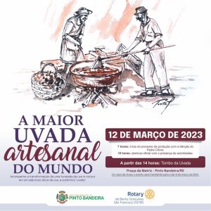 Pinto Bandeira vai produzir 'A maior uvada artesanal do mundo'