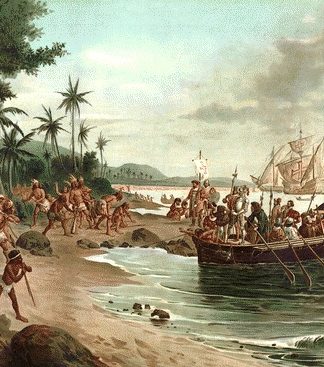 Imagem: Em 1500, as caravelas comandadas por Pedro Álvares Cabral ancoraram pela primeira vez na costa brasileira