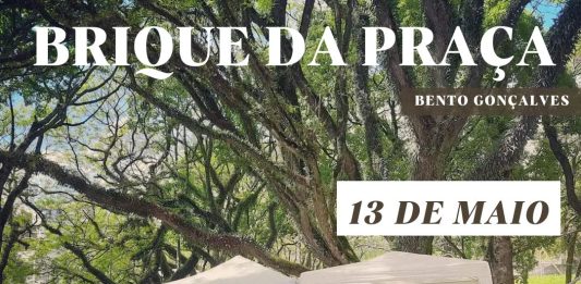 No próximo sábado tem Brique da Praça em Bento Gonçalves
