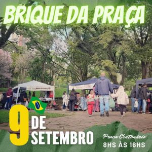 Sábado tem Brique da Praça em Bento Gonçalves