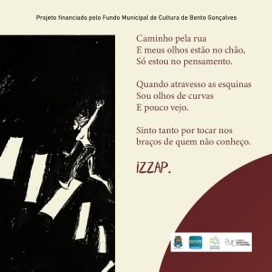 Imagem: Poema do livro TRANSBORDANDO de IZZAP./Divulgação