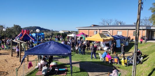 Rádio Querência participa de evento na Praça do Bairro Aparecida, em Bento Gonçalves