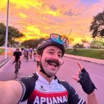 Imagem: Eduardo Macedo pretende fazer a viagem entre Porto Alegre e Florianópolis de bicicleta em 16h — Foto: Arquivo pessoal