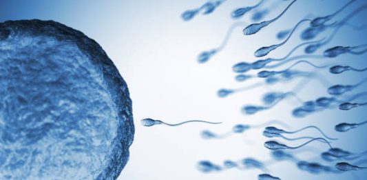 Genetics background. 3D Render