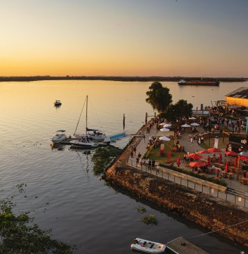 Imagem: Primeira parada - e única fora do litoral - será neste sábado, no Cais Embarcadero, com o pôr do sol no Guaíba
Divulgação Cais Embarcadero