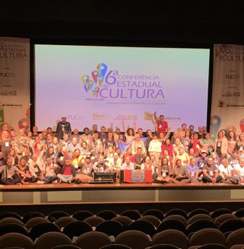 Imagem: O evento reuniu representantes da comunidade cultural gaúcha/Crédito Solange Brum | Ascom Sedac