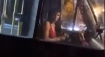 Comportamento: Mulher embriagada assume controle de ônibus e faz estragos
