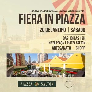 I Fiera in Piazza - Feira de artesanato no Piazza Salton em Bento Gonçalves