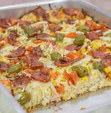 Aprenda a preparar pizza caseira de massa mole, fácil e deliciosa