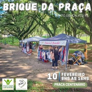 2ª Edição do Brique da Praça acontece no próximo sábado em Bento Gonçalves