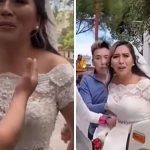 Mulher fica arrasada ao sair do altar e flagrar noivo com a amante