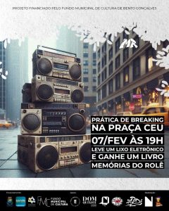 Prática de Breaking será realizada em Bento Gonçalves nesta quarta-feira