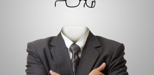 Invisible man concept