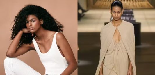 Modelo brasileira de 17 anos fecha desfile da Dior na Semana de Moda de Paris