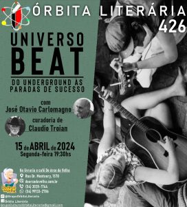 'Universo Beat' é o tema do próximo encontro Órbita Literária de Caxias do Sul