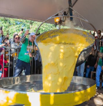 Foto: Polentaço de Monte Belo do Sul firmou parceria com a Fiera Della Polenta de Vigasio, na Itália - Crédito Augusto Tomasi
