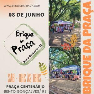 6ª Edição do Brique da Praça será no próximo sábado em Bento Gonçalves