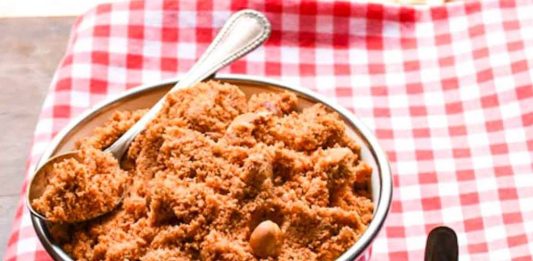 Foto: Paçoca de amendoim caseira da cozinheira Heloísa Bacellar/Crédito Ana Bacellar