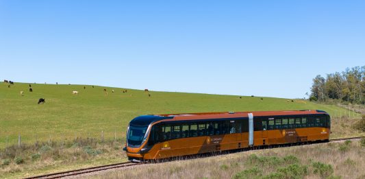 Foto: Trem do Pampa inicia viagens dia 20 de julho/Crédito Flow Films