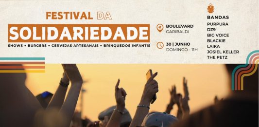 Festival da Solidariedade em Garibaldi une música e gastronomia para ajudar famílias atingidas pelas enchentes no RS
