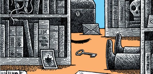 Imagem: Detalhe da capa do livro 'A Mandíbula de Caim', de Torquemada, republicado pela editora Intrínseca/Reprodução