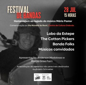 Festival de Bandas de Caxias do Sul homenageia o músico Mário Pastor