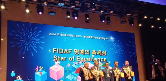 Foto: Cerimônia da FIDAF na Coreia do Sul/Divulgação