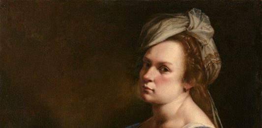 Foto: Artemisia Gentileschi. Autorretrato como tocadora de alaude. Museu de Sain Louis EUA