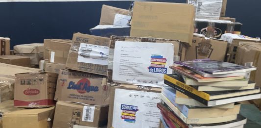 Foto: Doação de livros/Sesc/RS