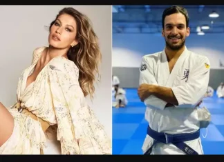 Foto: Gisele Bündchen deu à luz seu primeiro filho com o professor de jiu-jitsu Joaquim Valente./Reprodução