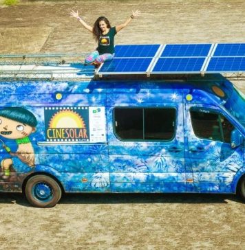 Foto: Van do projeto Cinesolar/Divulgação