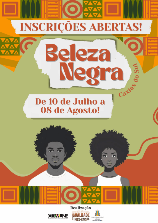 Inscrições para o 25º Concurso Beleza Negra abrem em Caxias do Sul