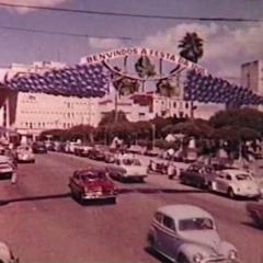 Frame de vídeo da Michelin Filmes sobre a Festa da Uva de 1969