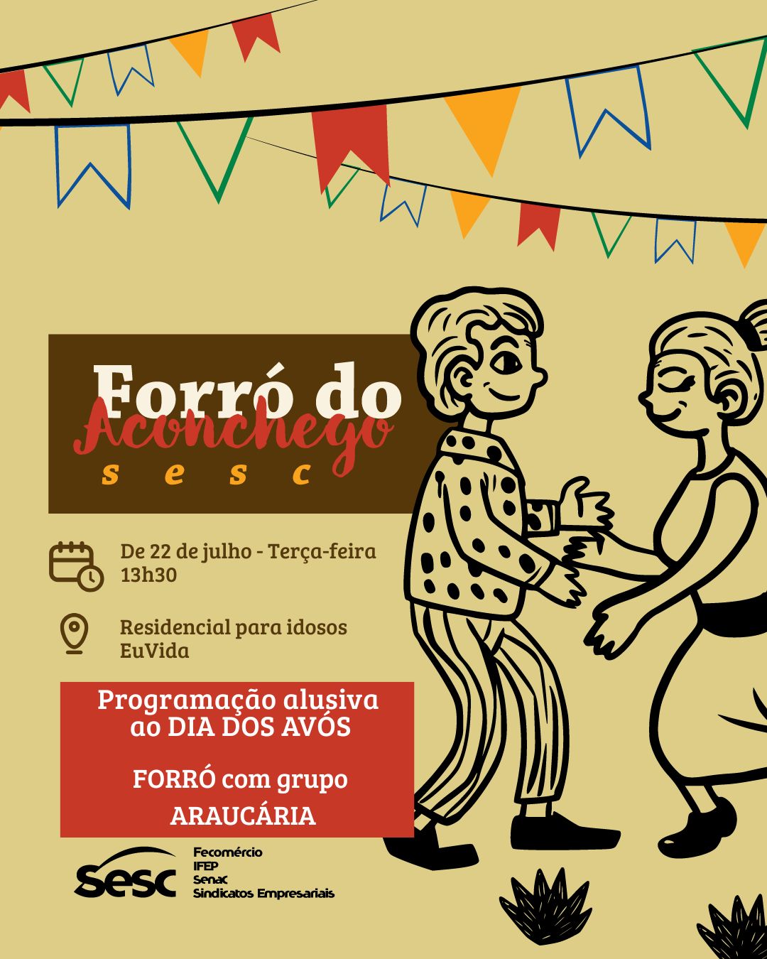 Dia dos Avós será comemorado com programação especial em Caxias do Sul