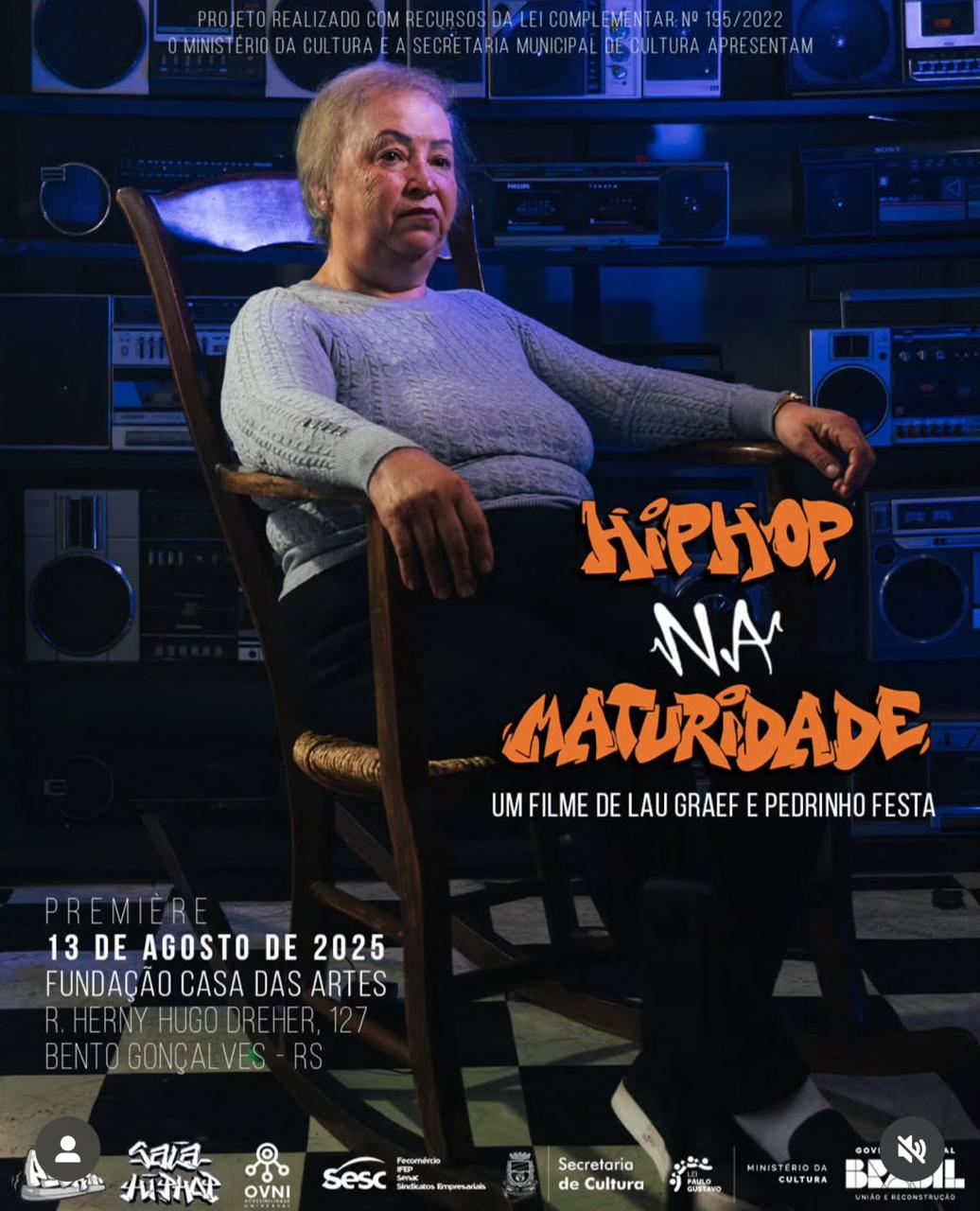 Grupo Maturidade Urbana protagoniza documentário sobre envelhecimento e cultura Hip Hop