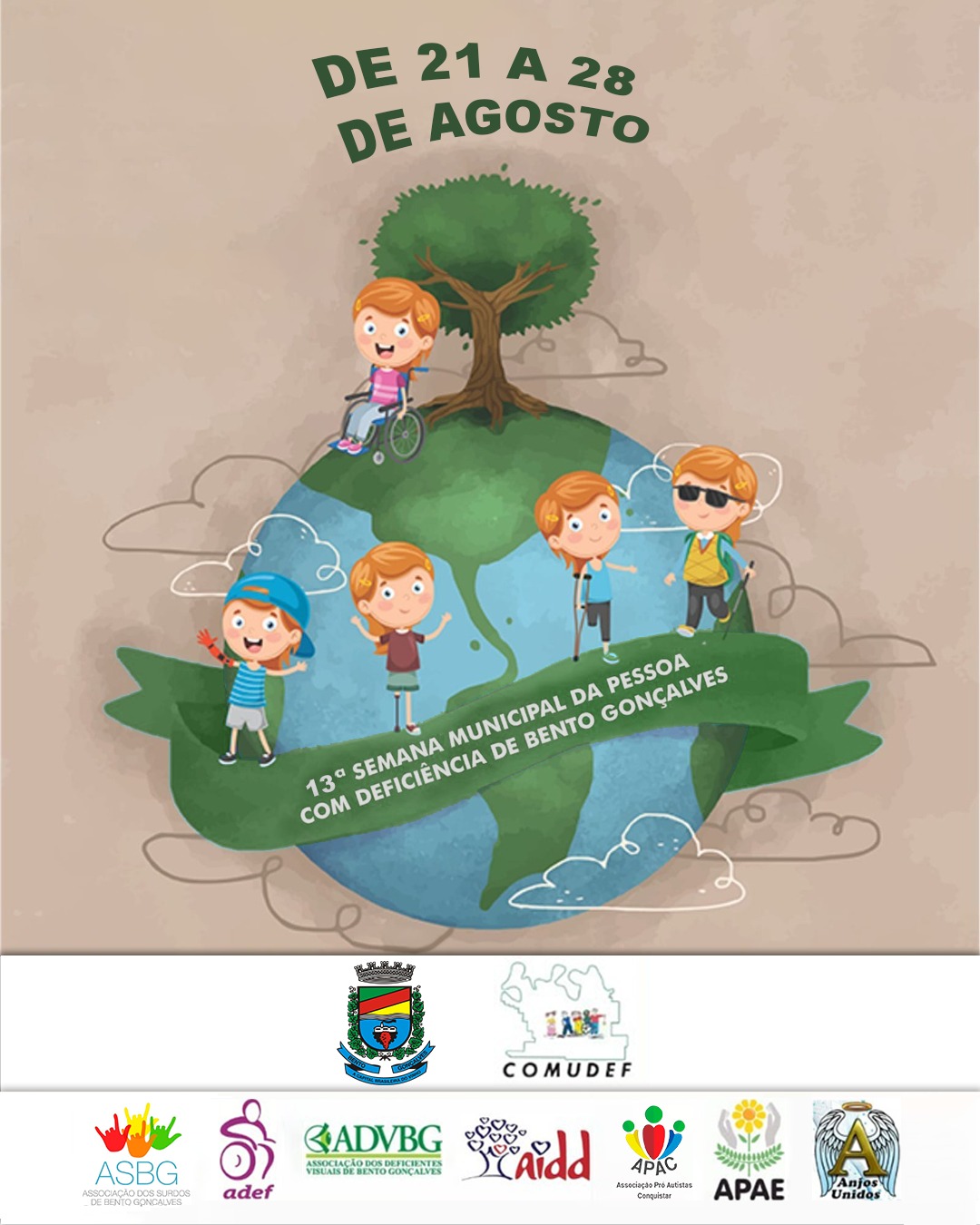 Bento Gonçalves realiza a Semana Municipal da Pessoa com Deficiência Intelectual e Múltipla