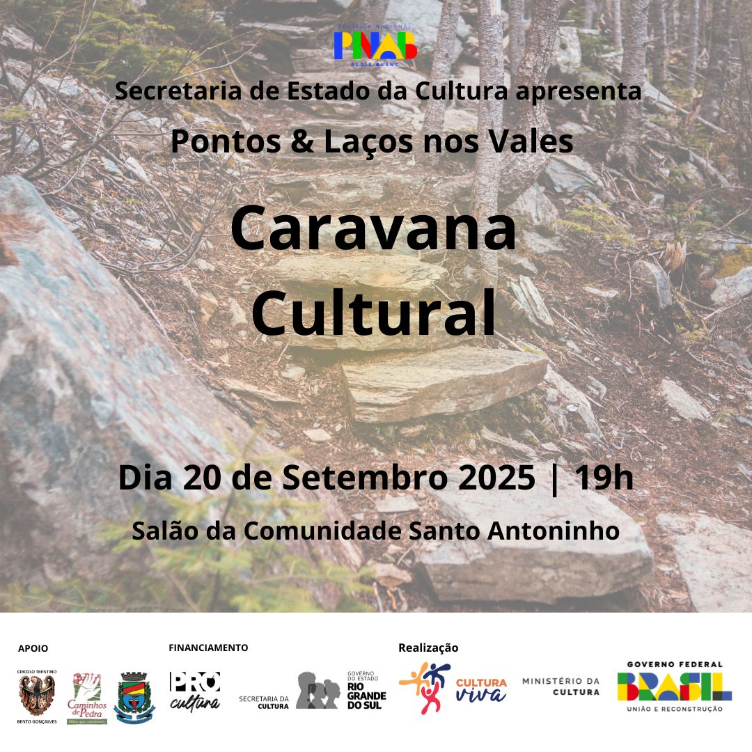 Distrito de São Pedro, em Bento Gonçalves, recebe a Caravana Cultural