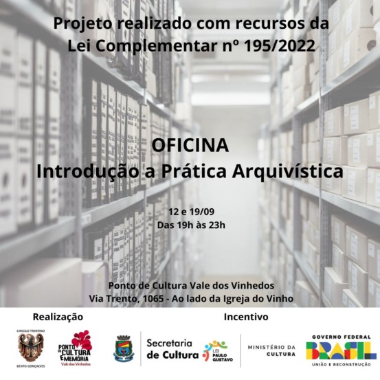 Ponte de Cultura e de Memória Vale dos Vinhedos promove oficinas de preservação de patrimônio material
