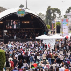 Foto: Cerca de 11 mil pessoas prestigiaram o 18º Concerto da Primavera na manhã deste domingo (28), em Caxias do Sul/Crédito Bruno Zulian
