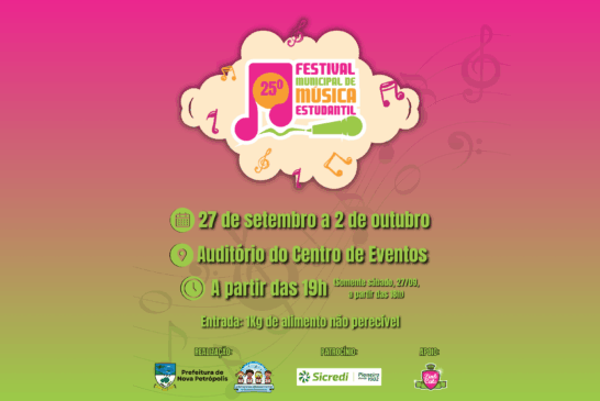 Nova Petrópolis realiza o 25º Festival de Música Estudantil