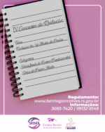 Coordenadoria da Mulher de Bento Gonçalves lança o "IV Concurso de Redação"